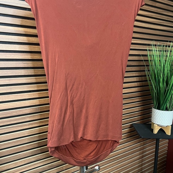 Classiques Entier Terracotta Drape Blouse - Picture 3 of 3